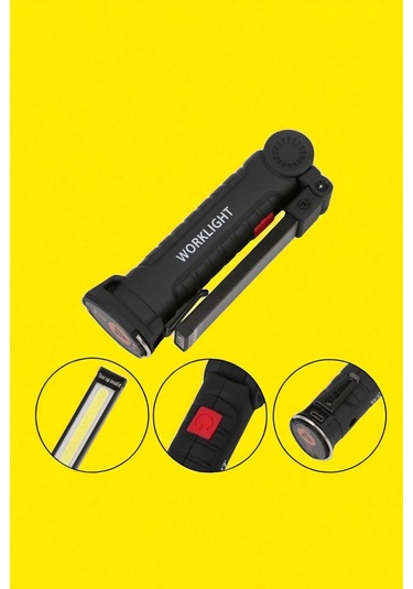 Mıknatıslı Pervaneli Ayarlanabilir Masa Lambası Çok Renkli