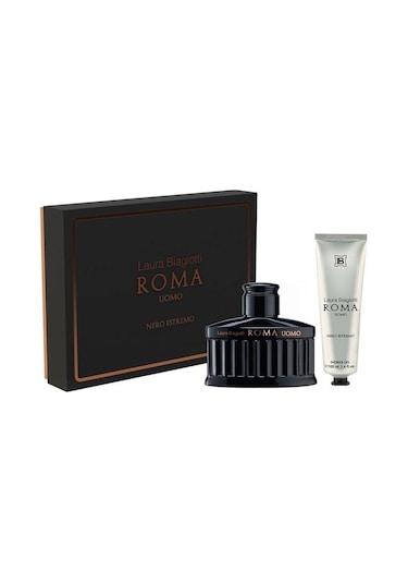Laura Biagiotti Roma Uomo Nero Estremo Edp Intense 125 Ml Set Aromatik