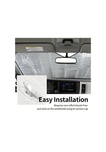 Topshop1 Göz Kırpan Tasarım Araç Güneşliği - Uv Koruma Katlanır Hızlı Soğutma