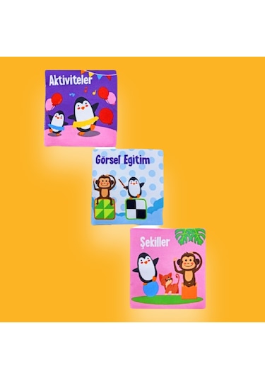 Bez Kitap Seti Bebeğimin İlk Kitapçık Seti Hışırtılı Kitap Seti