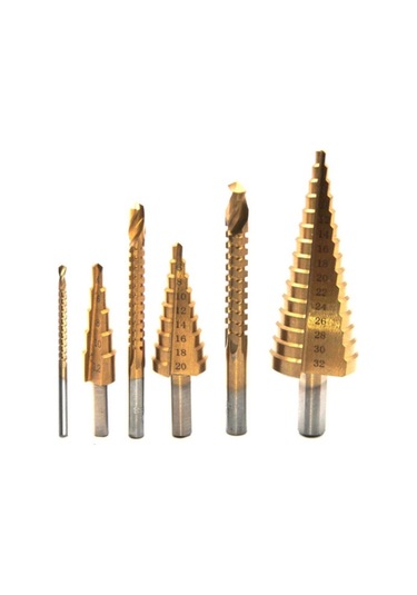 6 Parça Kademeli Matkap Ucu Seti - 9044906980333do Çok Renkli