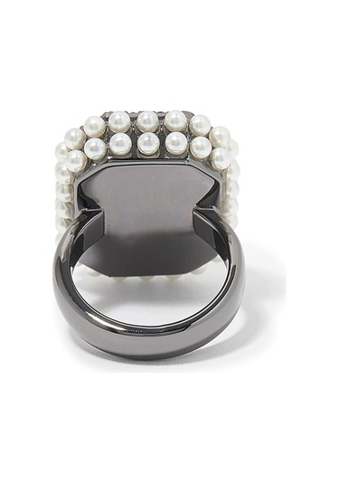 Emerald Cocktail Ring Kadın Yüzük 2x2x2.5 Cm Yeşil