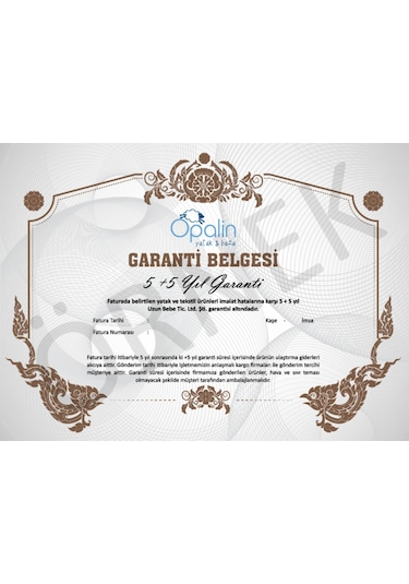 Uzunbebe 80X190 Tek Kişilik Opalin Jakarli Ortopedik Yayli Yatak