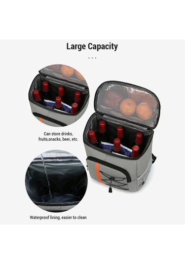 Yalıtımlı Soğutucu Sırt Çantası Alüminyum Folyo Termal Y29145bl Mavi