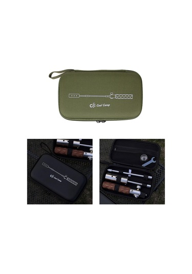 Homyl Açık Hava Kamp Gaz Meşalesi Saklama Koyu-yeşil Koyu Yeşil