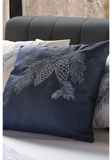 Ranforce Nevresim Takımı Pera Tek Kişilik Lacivert-beyaz