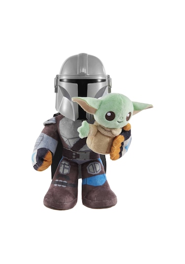 Star Wars Clan of Two: Mandalorian & Grogu Feature Plush HPC19