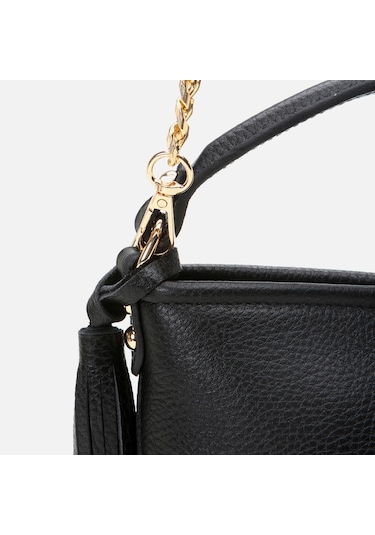 Hotiç Hakiki Deri Siyah Kadın Mini Çapraz Çanta 03cah297040a100 Siyah-black Siyah