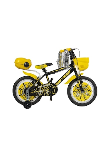 Sarissa Spinne 20 Jant 6 Ve 10 Yaş Çocuk Bisikleti Sarı + Yan Destek Tekeri Sarı