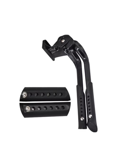 Vona Cl-ka56 Orta Park Ayağı Çift Açılır Kickstand Siyah