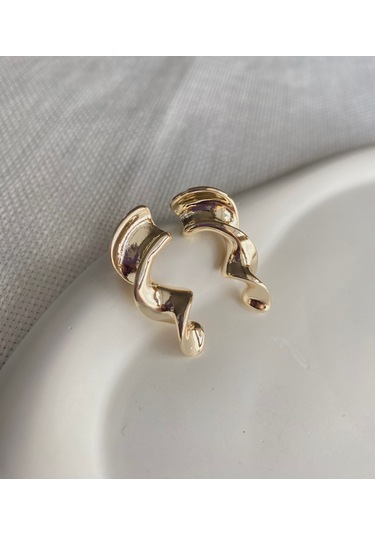 Kadın Küpe Minik Kıvrım Küpe 001