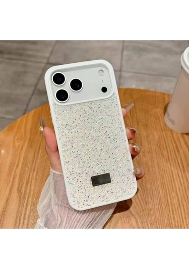Apple iPhone Uyumlu 17 Pro Max Sw İnce Taşlı Premium Kılıf Çok Renkli