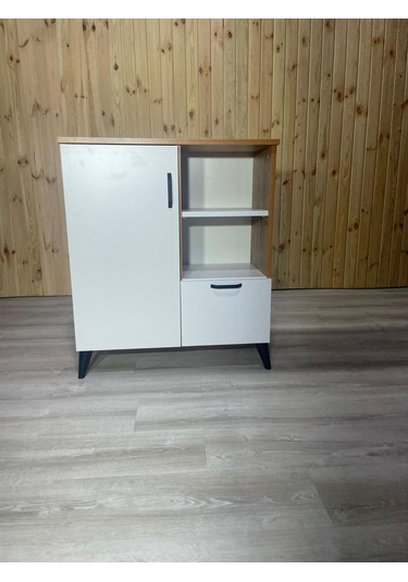 Lüx Raflı Düşer Kapak Mutfak Dolabı 74x75x35 Cm