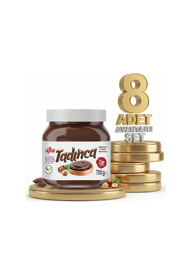 Afia Tadınca Kakaolu Fındık Kreması 8x700 Gr