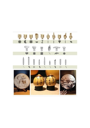 Suofeng 53 Parça Kuru Boya Seti: Kalebik Heykeli, Ahşap Oymacılık İçin Çeşitli Uçlar Ve 15 Bölmeli Depolama Kutusu