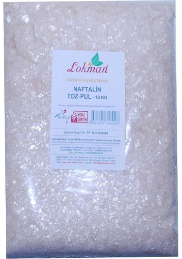 Lokman Toz Pul Naftalin 10 KG