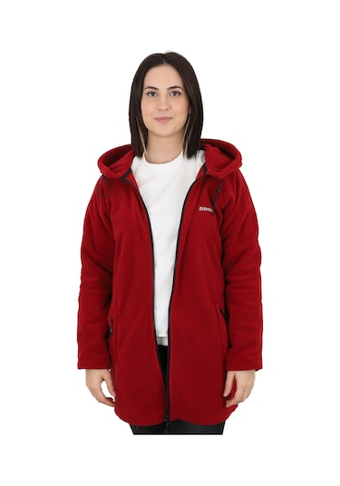 Kadın Kırmızı Polar Ceket - Zenobya Kırmızı