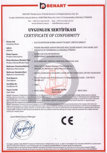 Her Türlü Klima Gazı Doldurma Cihazı Otomatik