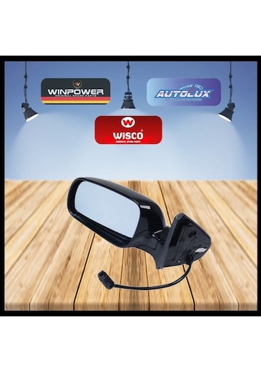 WISCO 1J1857507D Ayna Sol Ele-Isı-Asf 5 Pin VW Golf 4 Bora 98 -