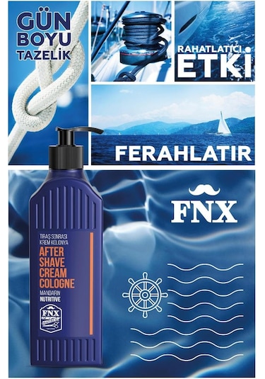 Fnx After Shave Tıraş Sonrası Krem Kolonya 400 Ml Mandalin Turuncu