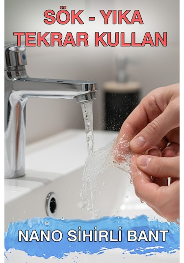 Nano Sihirli Bant 19mm X 1mt Şeffaf