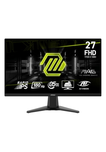 MSI MAG 275F 27" 0.5 MS 180 Hz Adaptive Sync Full HD Rapid IPS LED Monitör