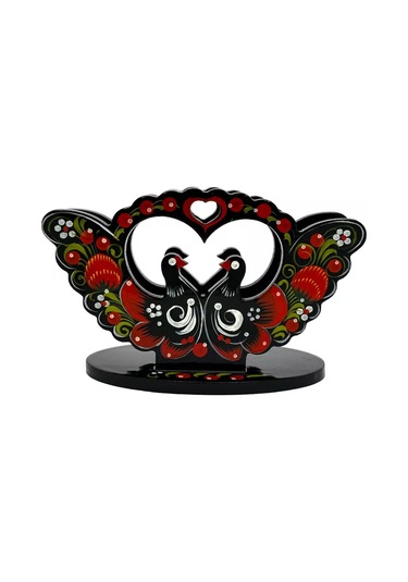 Olimp Suveniry Ahşap Mendillik Göçebir Tüyleri 218890101 Siyah