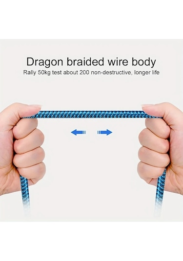 Oldfriend Gül Kırmızısı 100cm Usb C Hızlı Şarj Kablosu Nylon Örgü İphone Uyumlu 15 Samsung S22 S21