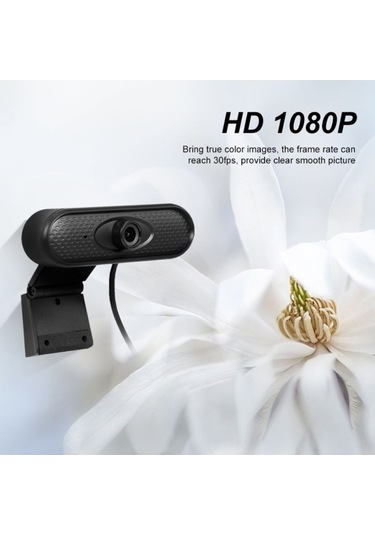 Novahub 1080p Hd Usb Web Kamerası, Klipsli Mikrofonlu, Dizüstü İçin Görüntülü Konferans