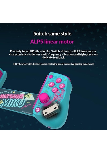 Gamesir X5s Hatsune Miku Edition Wireless Mobile Game Controller Nintendo Switch 2 ,ios, Android