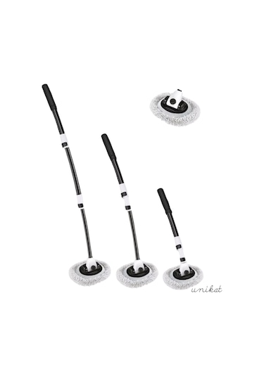 Ultra Yumuşak Premium Mikrofiber Ufak Makarna Başlıklı Teleskopik Araç Yıkama Mopu 1 Adet