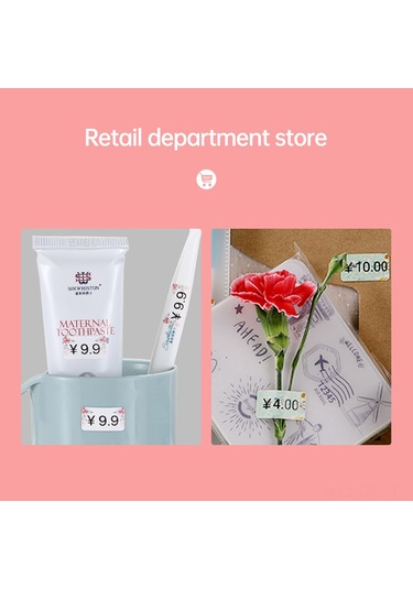 Dofolink Pembe Termal Etiket Kağıdı 12x40mm 160 Adet - Marklıfe P11/p12/p15, Phomemo D30/d25/q30, Vrettı Hp3/hp4, Deli Q1/q2/q3 Uyumlu 1 Rulo