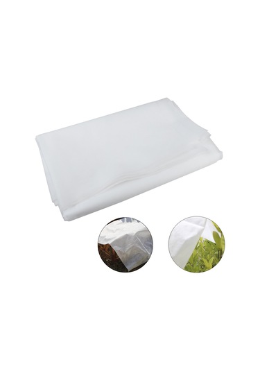 Sones Dokumasız Bitki Örtüsü Kış Yalıtımı Nemlendirici Soğuk Koruması Bitki Örtüsü Bezi, Boyut: 3x15m Beyaz