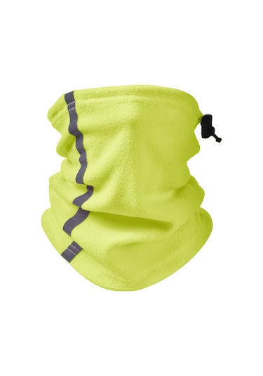 Wezone Kışlık Polar Boyunluk - Rüzgar Geçirmez, Yansıtıcı, Kayak Ve Bisiklet İçin Florasan Yeşil