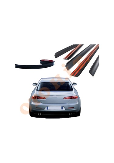 Alfa Romeo 159 Uyumlu Bagaj Üstü Spoiler Mat Siyah