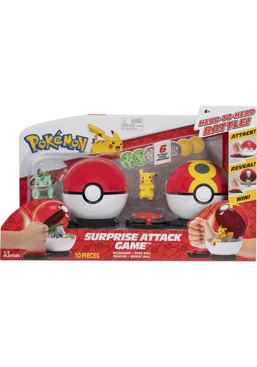 Pokemon Sürpriz Atak Oyun Seti Seri 1 - Bulbasaur Ve Pikachu