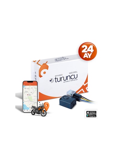 Turuncu Motosiklet Takip Cihazı 24 Aylık + Buzzer