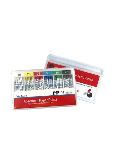 Diş Emici Kağıt Noktaları 04 06 F1-f3 Kök İptal Endodonti Gutta Percha Pamuk Elyaf İpuçları Diş Gutta Percha Kağıt Noktası 2