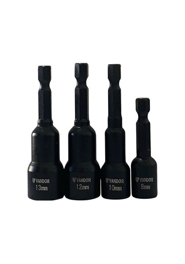 Vandor Manyetik Somun Tutucu İmpact Adaptör Pipo Lokma-çatı Vida Adaptörü 8 45 1 Adet 0.45 CM