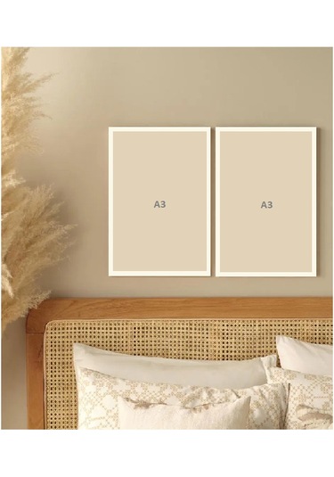 30x42cm - A3 - Resim & Poster & Fotoğraf Çerçevesi Beyaz