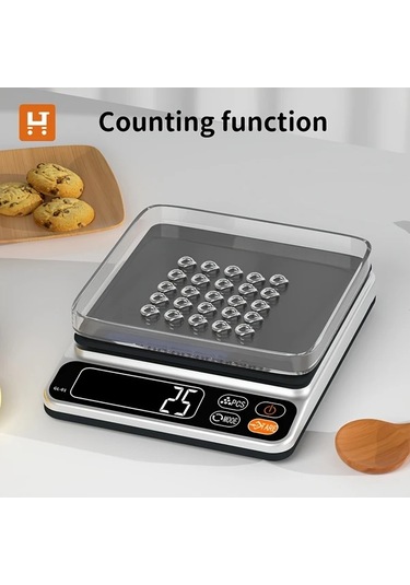 Willowhaven Habuybuy Gl-01 Gümüş Taşınabilir Mutfak Terazisi 0.1g Hassas Gram Tartı Gümüş