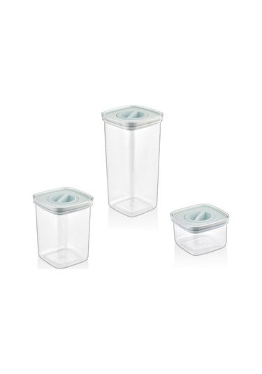 Finehome 3 Boy Kilitli Kapak Saklama Kabı Seti