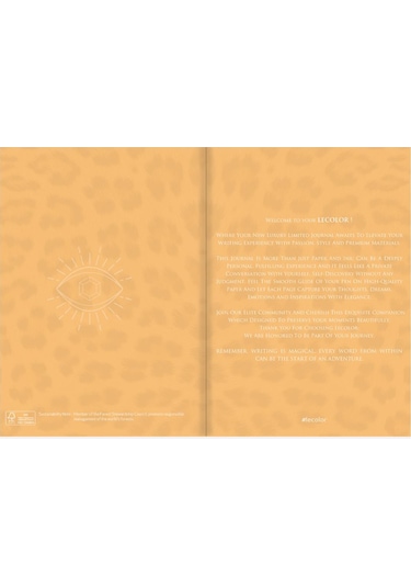 Keten Ciltli Defter Düz Leopar 17x24