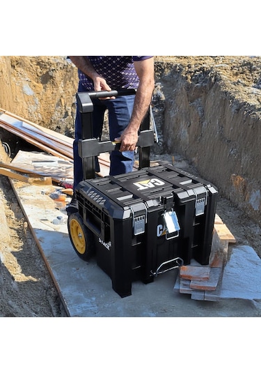 Cat Da41004 Hyper Stack 60 Litre Ağır Hizmet Tipi Tekerlekli Kilitli Takım Çantası