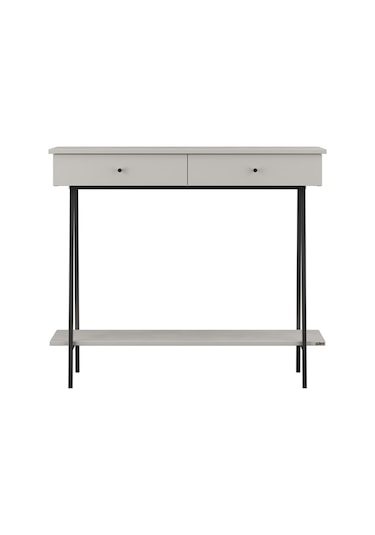 Elite İki Çekmeceli Dresuar-vizon-siyah 100x89x41 Cm Bej
