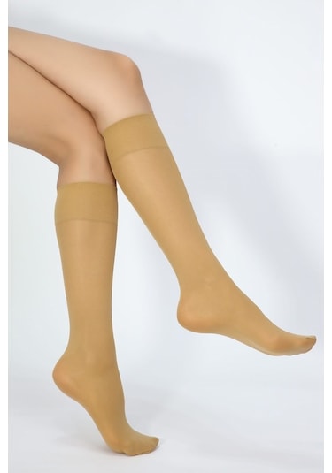 Özeren Kalın Dizaltı Çorap Kaçmaz 40 Denye 12 Çift Öe049