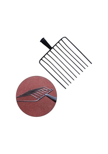 Pazly Yedek Suntek Pitchfork Çelik Başlık Bahçe Aleti 10-diş Qa