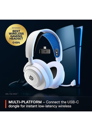 Steelseries Arctis Nova 7P Kablosuz Playstation Konsol Kulaklığı