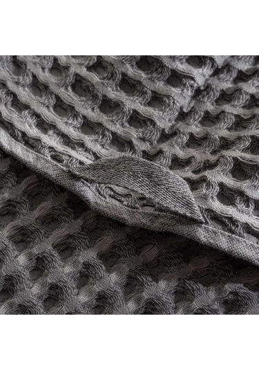 Ecocotton Seren Antrasit %100 Organik Pamuk 2'li Havlu Seti Antrasit