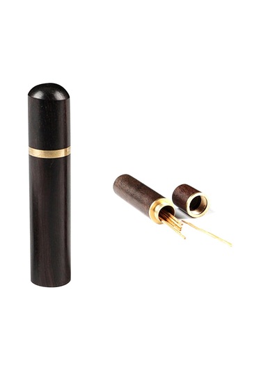 Suntek Ev Otel Için Kürdan Tutucu Saklama Kabı Çok İşlevli Siyah Siyah